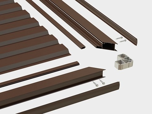 Набор DHSS2/1B_4000x2100 для сборки ворот DHSS2/1B_4000x2100